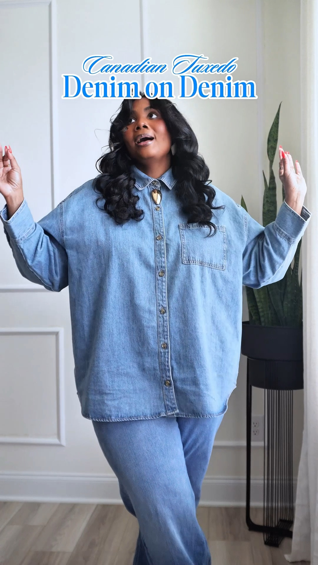 Canadian Tuxedo | Denim on Denim

#LTKPlusSize #LTKFindsUnder100 #LTKStyleTip