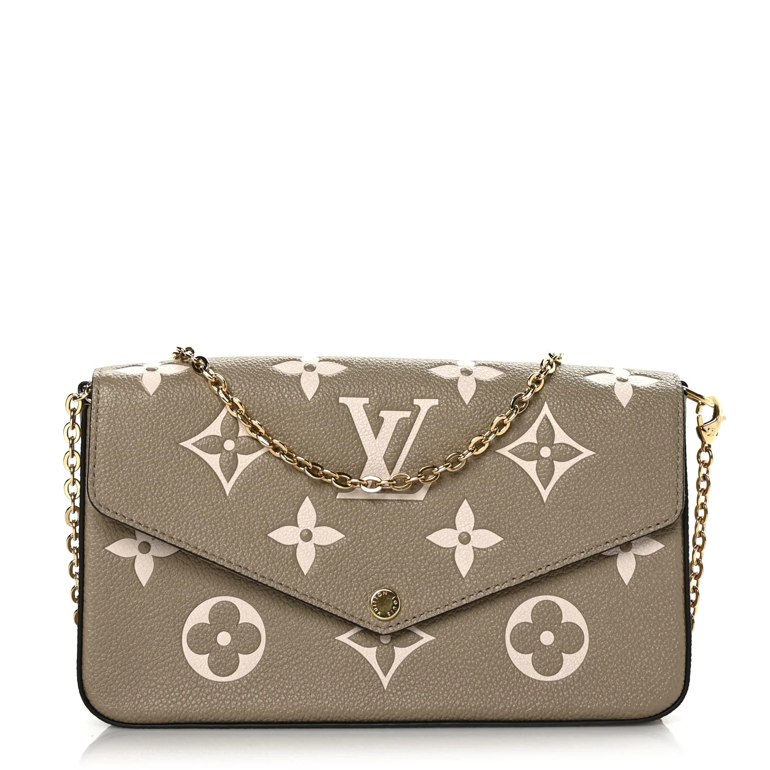 Empreinte Monogram Giant Felicie Pochette Tourterelle Creme | FASHIONPHILE (US)