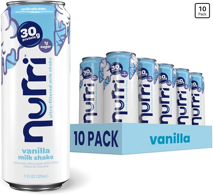 Nurri - 30g Protein Ultra Filtered Milk Shake – Vanilla - Lactose Free, Low Sugar, 150 Calories... | Amazon (US)