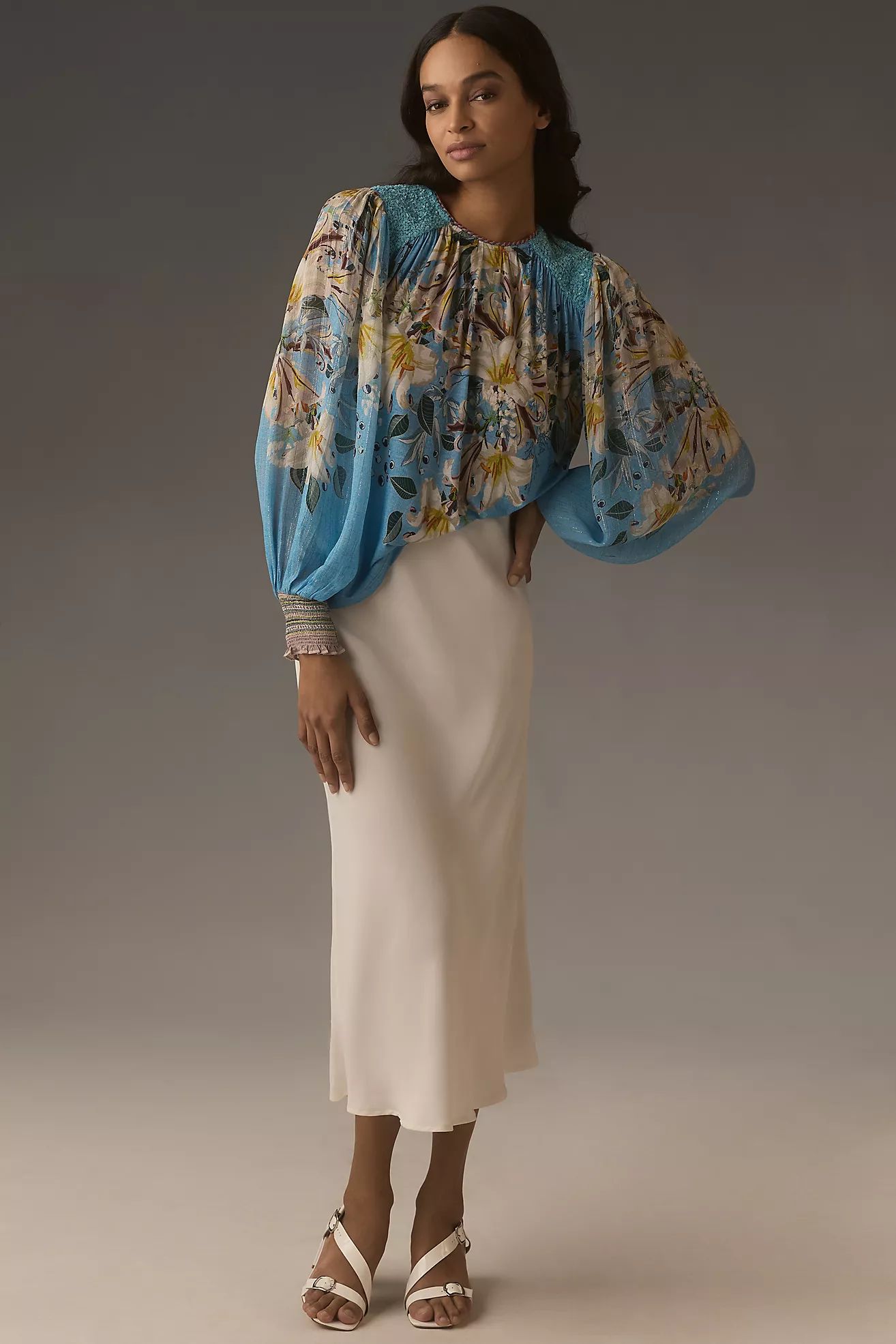 Bl-nk Sequin-Embellished Blouse | Anthropologie (US)