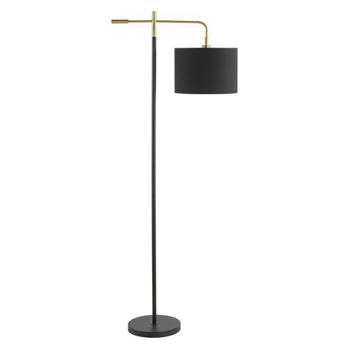 Uri 65" Floor Lamp - Black | Tall Lamp, Pole Lamp - Versatile, Adjustable, Decorative | One Kings Lane