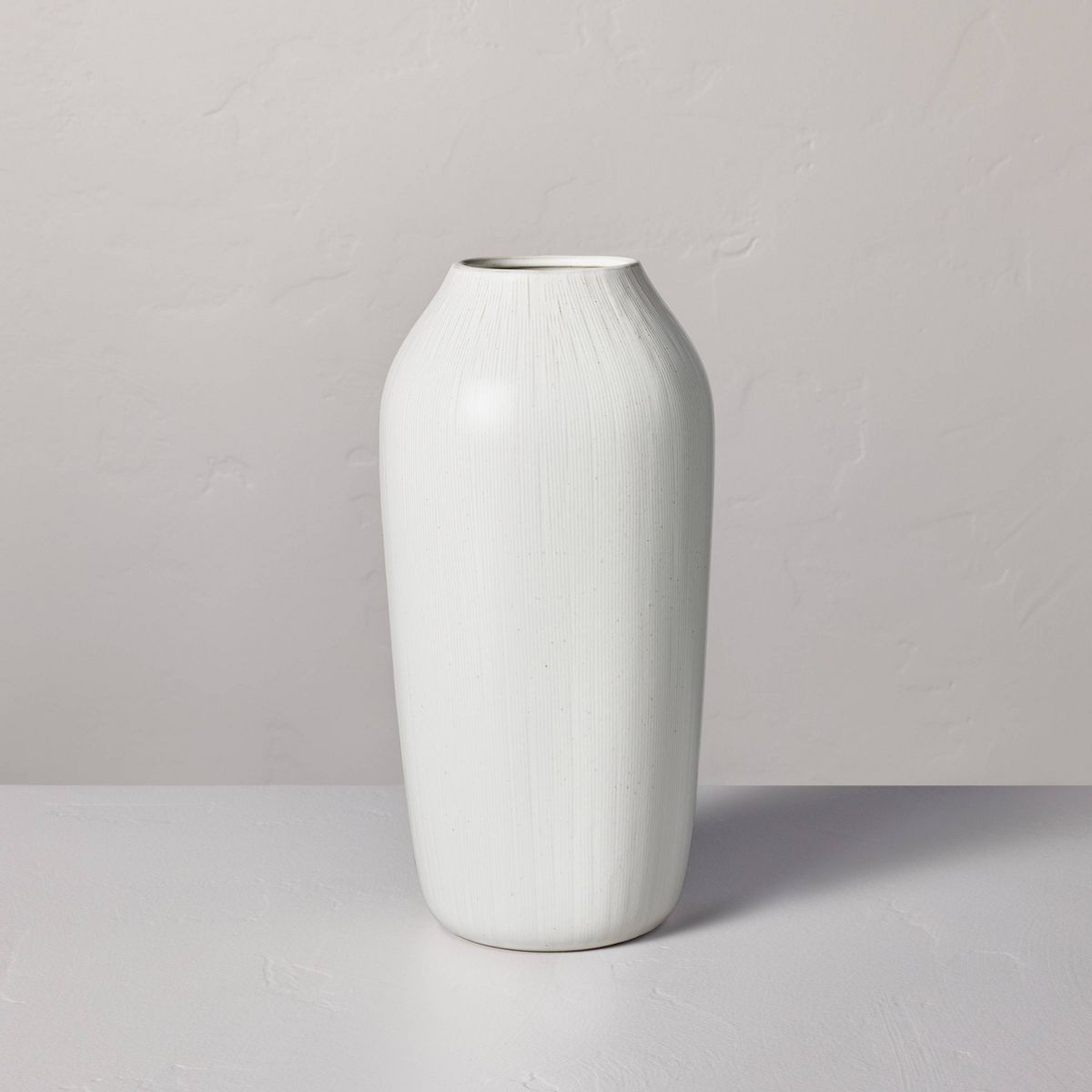 Textured Ceramic Bouquet Vase Cream - Hearth & Hand™ with Magnolia | Target
