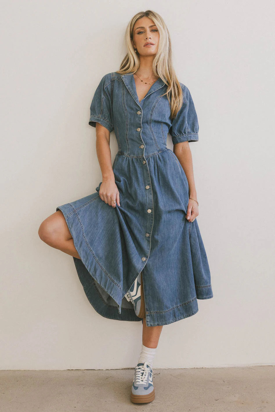 Mylie Denim Maxi Dress | Böhme US