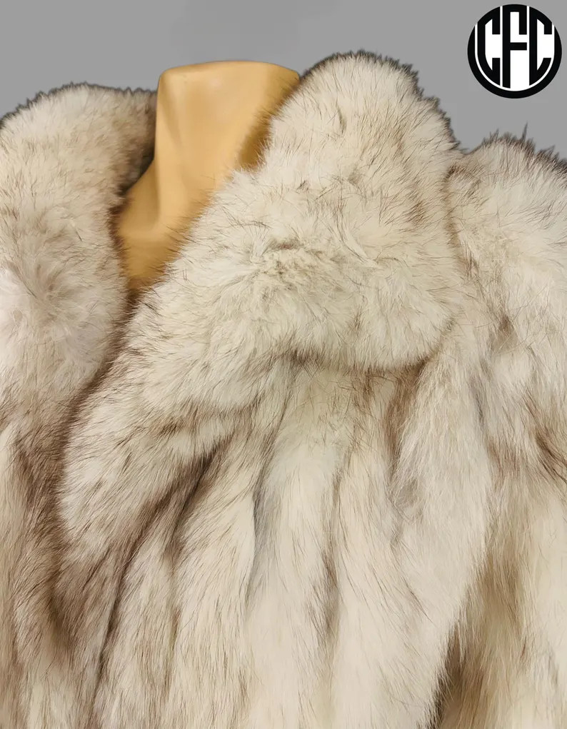 Couture Vintage Silver Fox Fur Coat Original 1970s Genuine Seventies Fox Fur Coat Vintage Coat St... | Etsy (US)