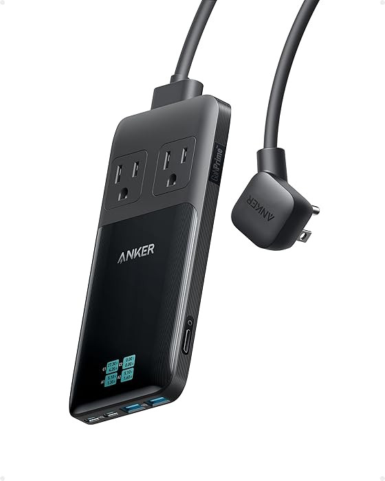 Anker Prime 6-in-1 USB C Charging Station, 140W Compact Power Strip for Work and Travel, 5 ft Det... | Amazon (US)