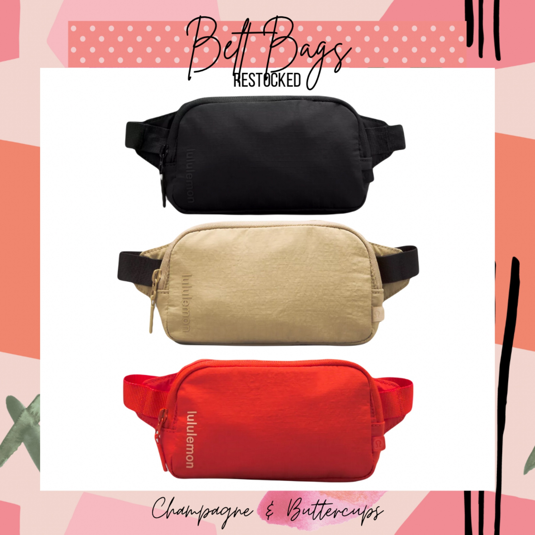 ✨New mini version of the must have belt bag. I love the black and tan combo!! 🤎🖤

#beltbag #beltbags #lululemon #lululemonbeltbags #travelbag

#LTKitbag #LTKtravel #LTKunder50