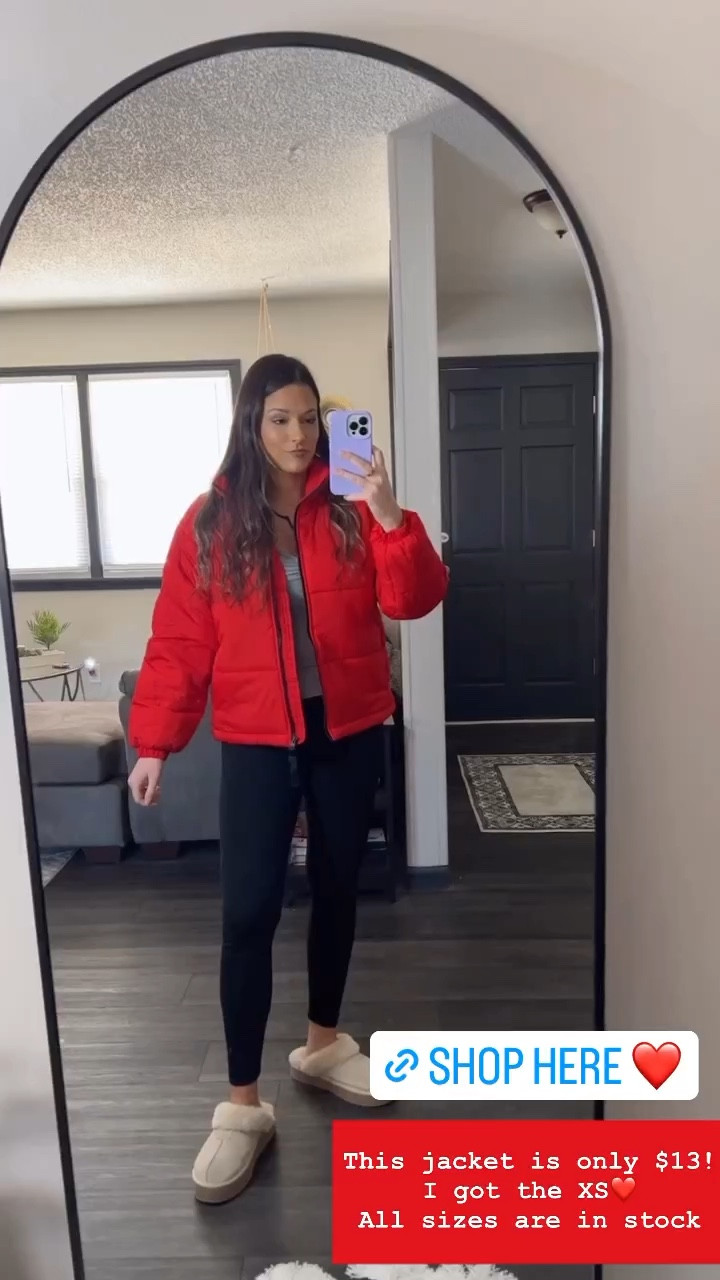 LTK find 🤩🤩 can’t beat this price! | clearance | sale | jacket | red jacket | Walmart | puffy jacket | coat | winter | winter outfit | winter fashion | 

#LTKfit #LTKsalealert #LTKFind