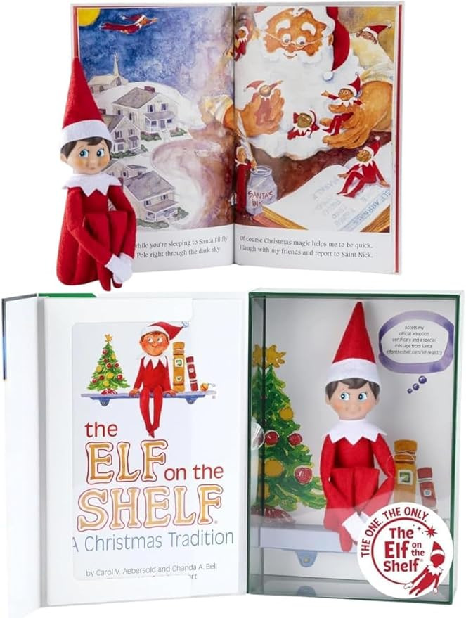 Elf on the Shelf: A Christmas Tradition (blue-eyed boy) | Amazon (US)