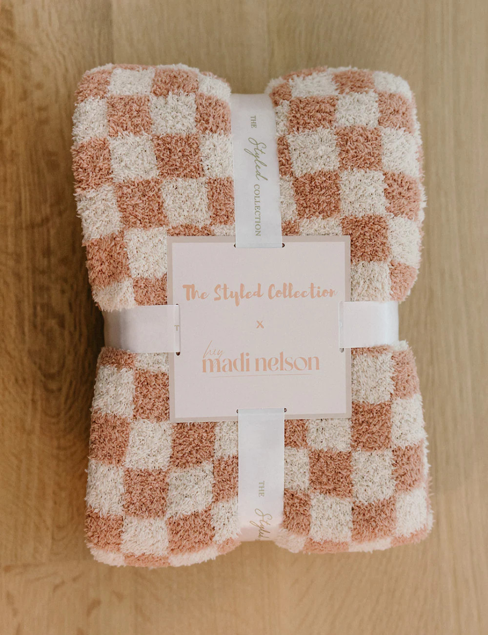 TSC x Madi Nelson: Children's Mini Checkered Buttery Blankets | The Styled Collection