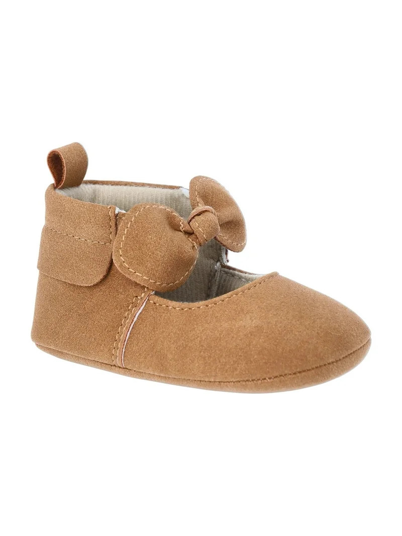 Carter's Child of Mine Baby Girls Bow Moccasin Booties | Walmart (US)