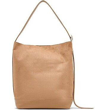 Steve Madden Suede Bucket Bag - Tan | Dillard's