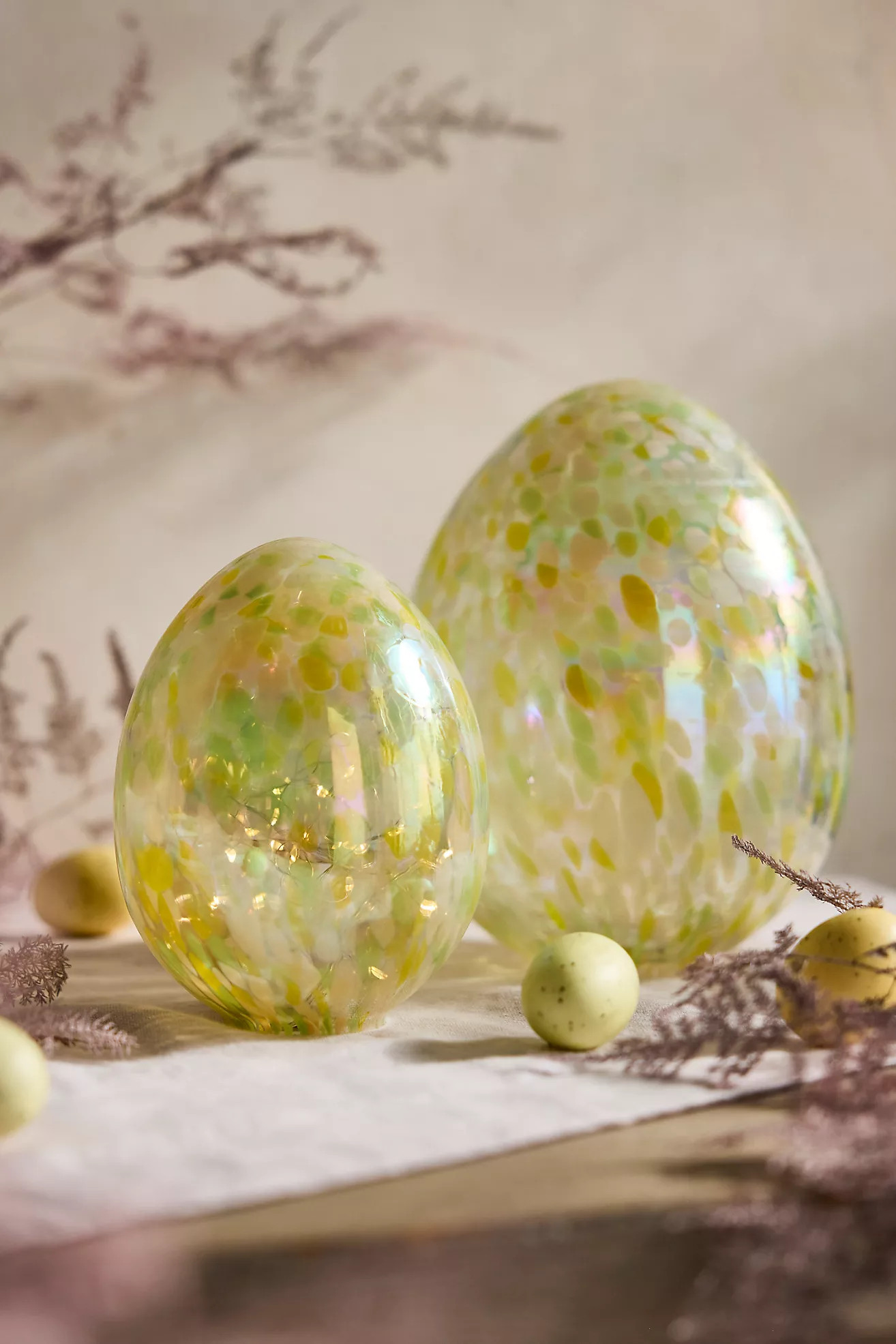 Confetti Luster Glass Egg, Medium | Anthropologie (US)