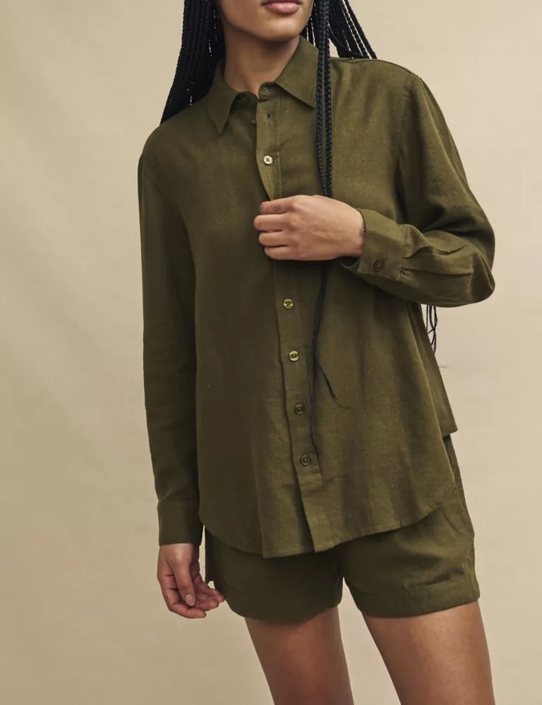 Linen Rich Relaxed Shirt | Marks & Spencer (UK)
