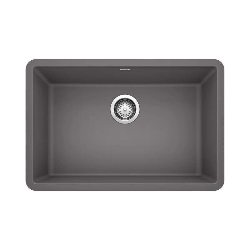 522427 Precis Silgranit 27" L x 17.75'' W Single Bowl Undermount Kitchen Sink 0 | Wayfair Professional