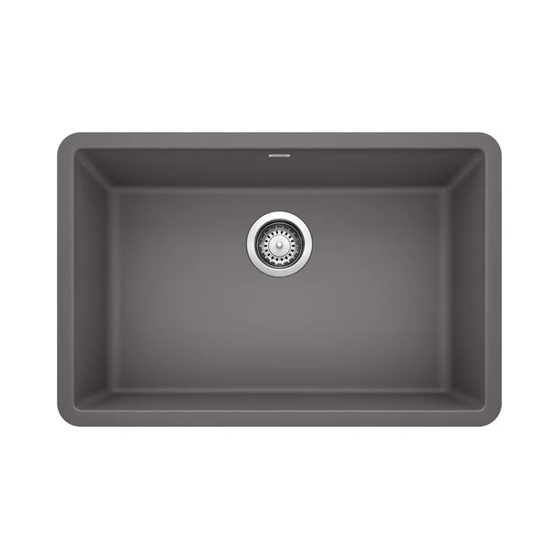 522427 Precis Silgranit 27" L x 17.75'' W Single Bowl Undermount Kitchen Sink 0 | Wayfair Professional