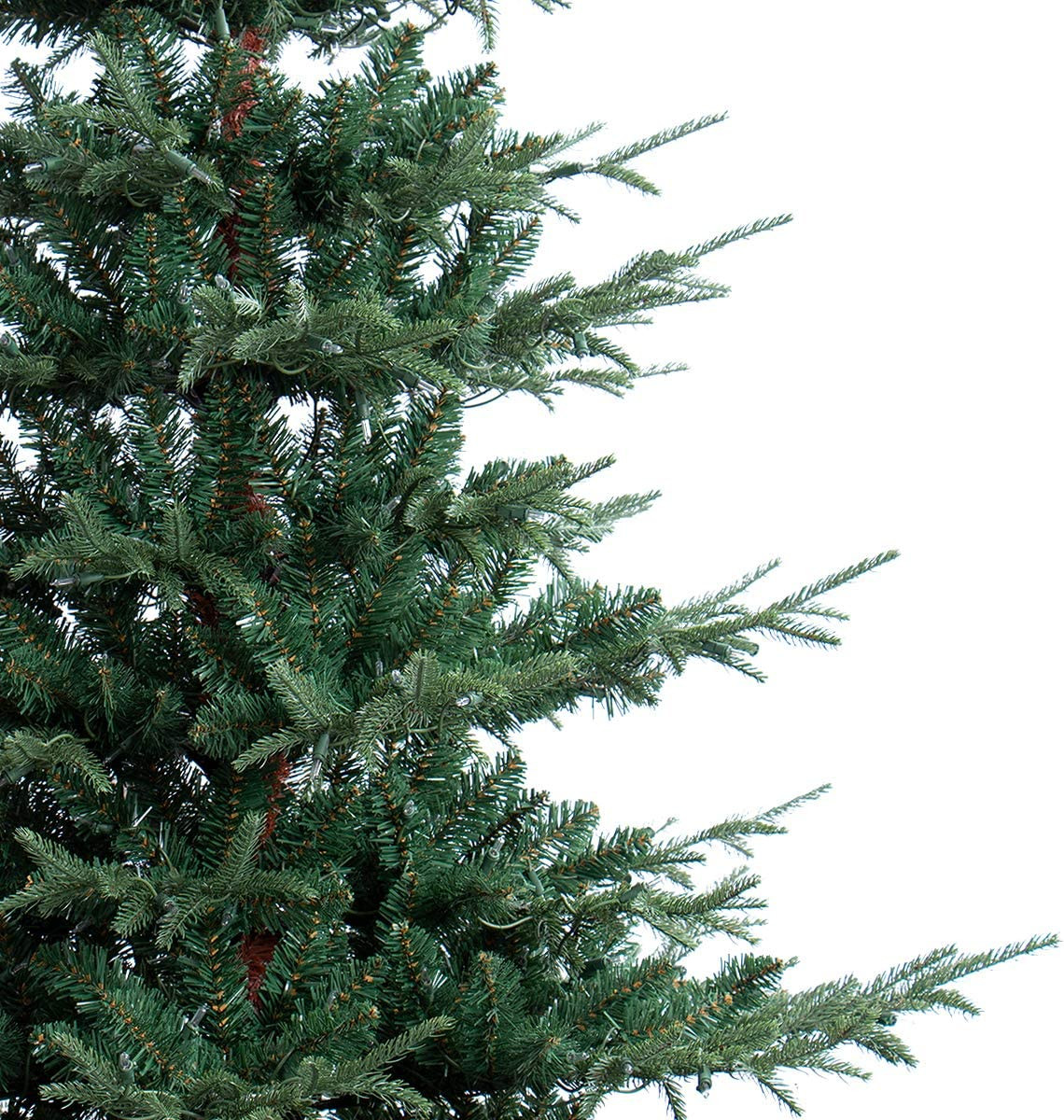 OasisCraft Aspen Fir Pre-lit 7.5FT Artificial Christmas Tree with 750 Clear Lights | Walmart (US)