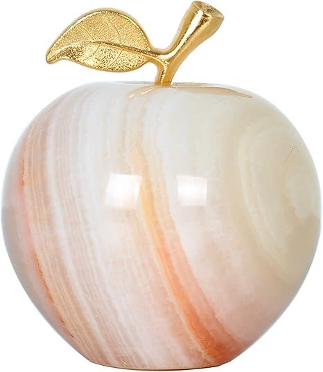 RADICALn Best Home Decor Collection White Onyx Marble Apple Paperweight – Handcrafted Decor Pap... | Amazon (US)
