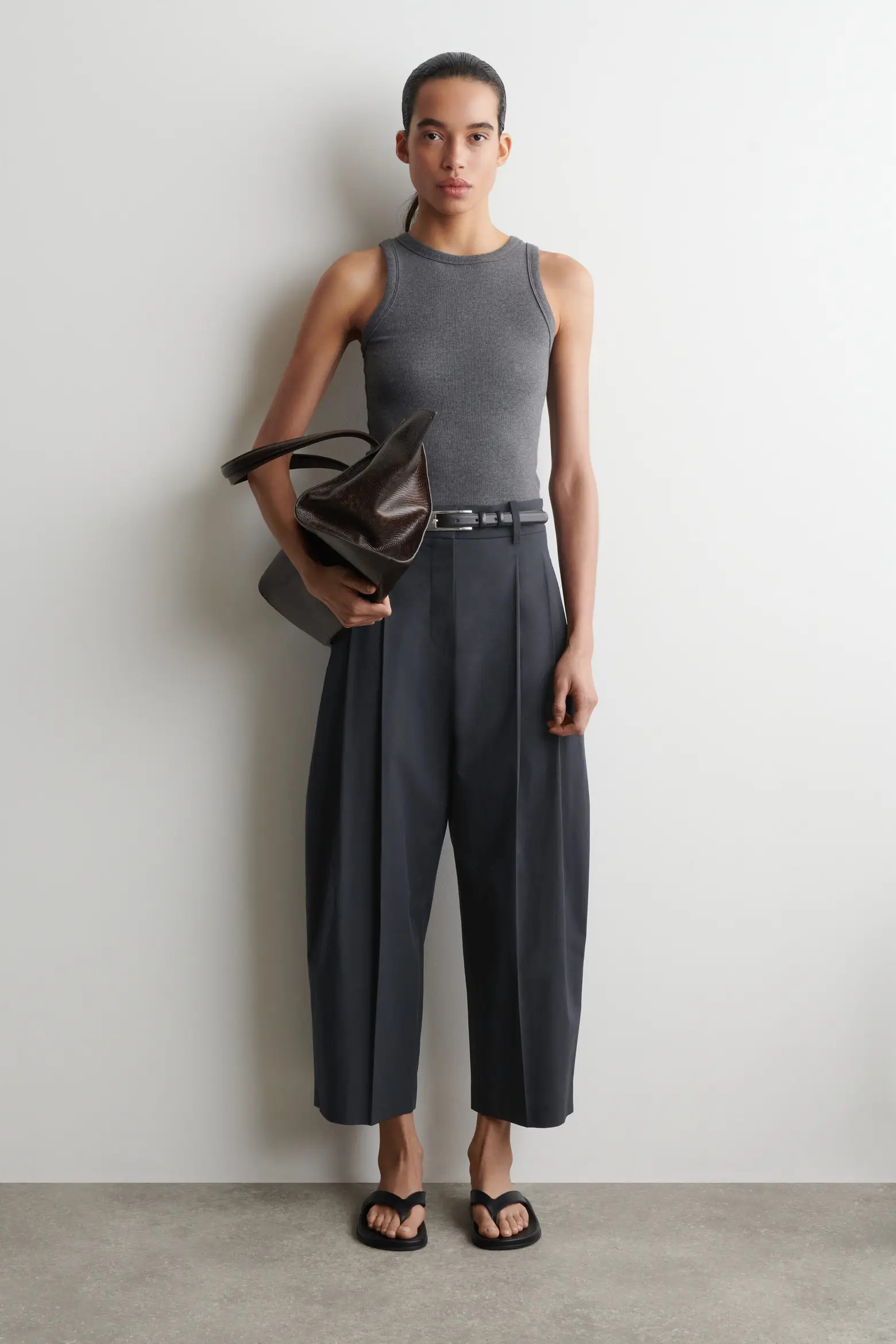 Tailored Cotton Balloon-leg Pants (Women) | Nordstrom | Nordstrom