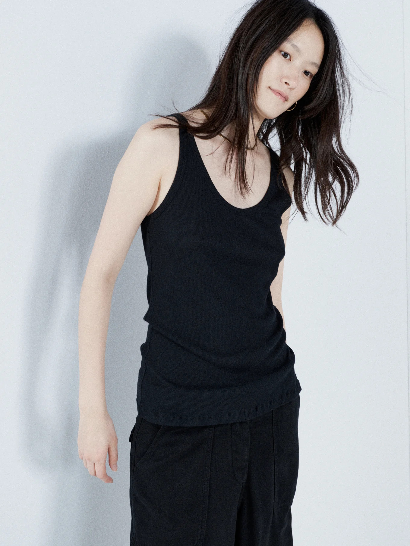 Organic cotton-blend sheer rib vest | Raey | Matches (UK)