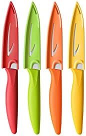 Paring knife, Vituer 8PCS Paring knives (4 Knives and 4 Knife cover), 4 Inch Peeling Knife, Fruit... | Amazon (US)