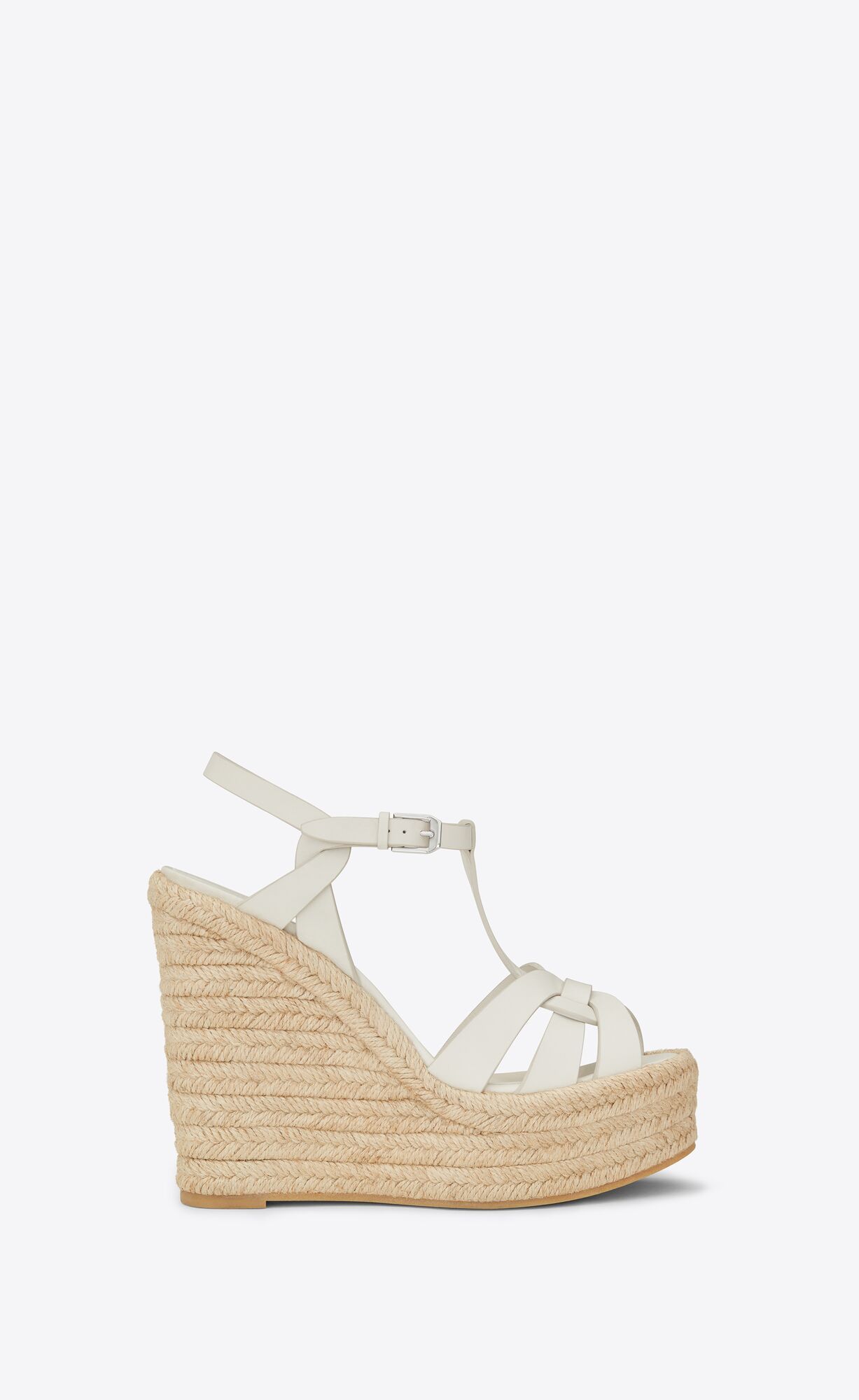 tribute espadrilles wedge in smooth leather | Saint Laurent Inc. (Global)