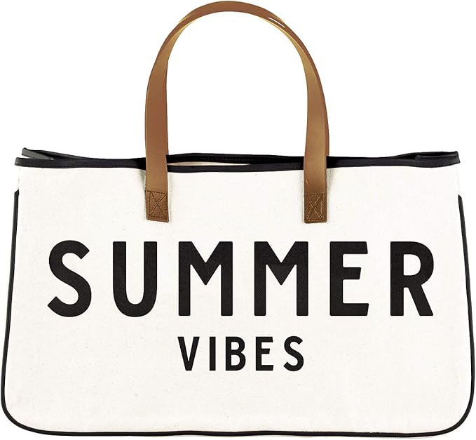 Creative Brands Hold Everything Tote Bag, 20" x 11", Summer Vibes | Amazon (US)