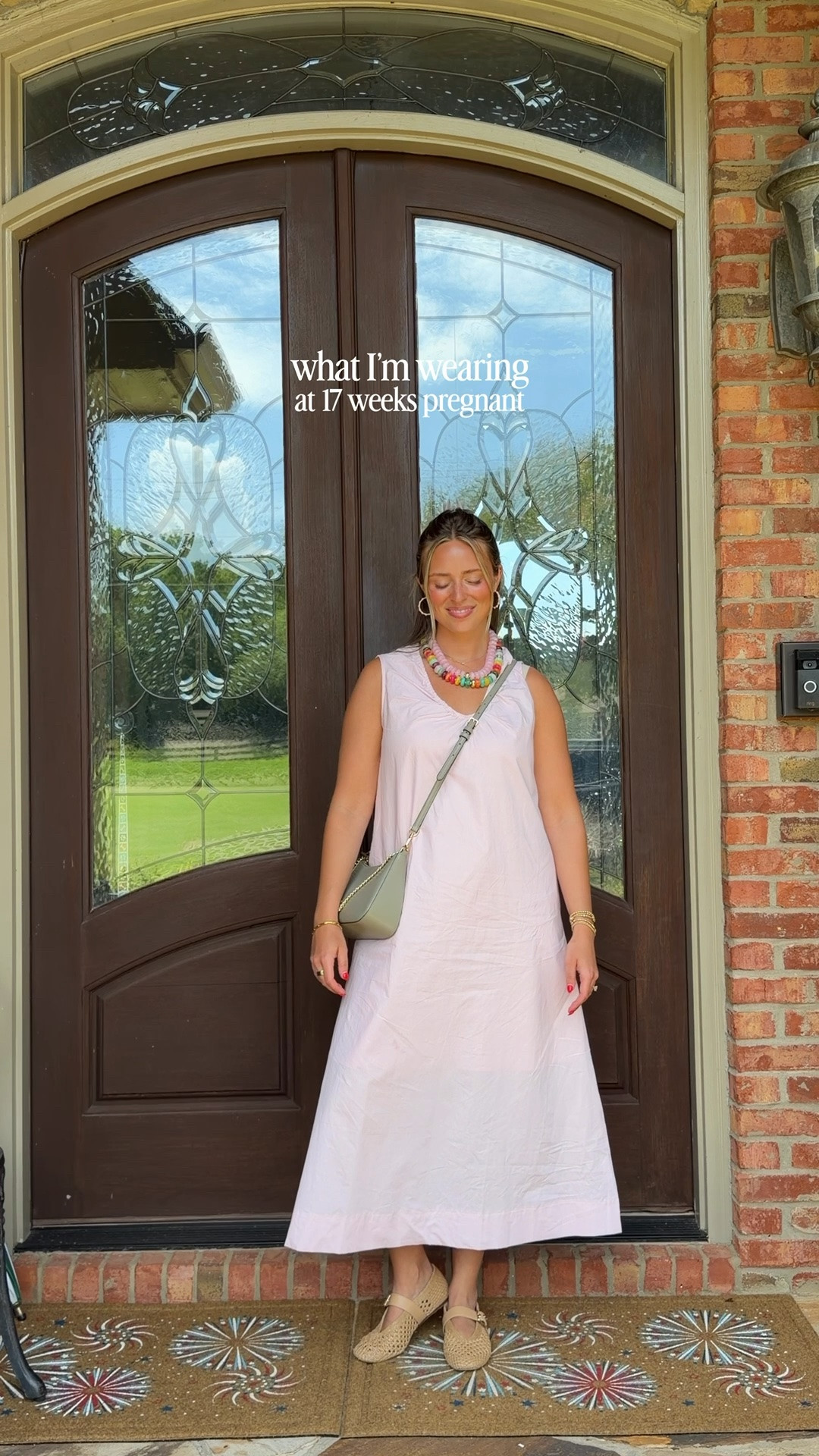 What I’m wearing at 17 weeks pregnant🩷✨ Perfect for church, baby or bridal showers, or work!

#LTKootd #LTKBump #LTKMidsize