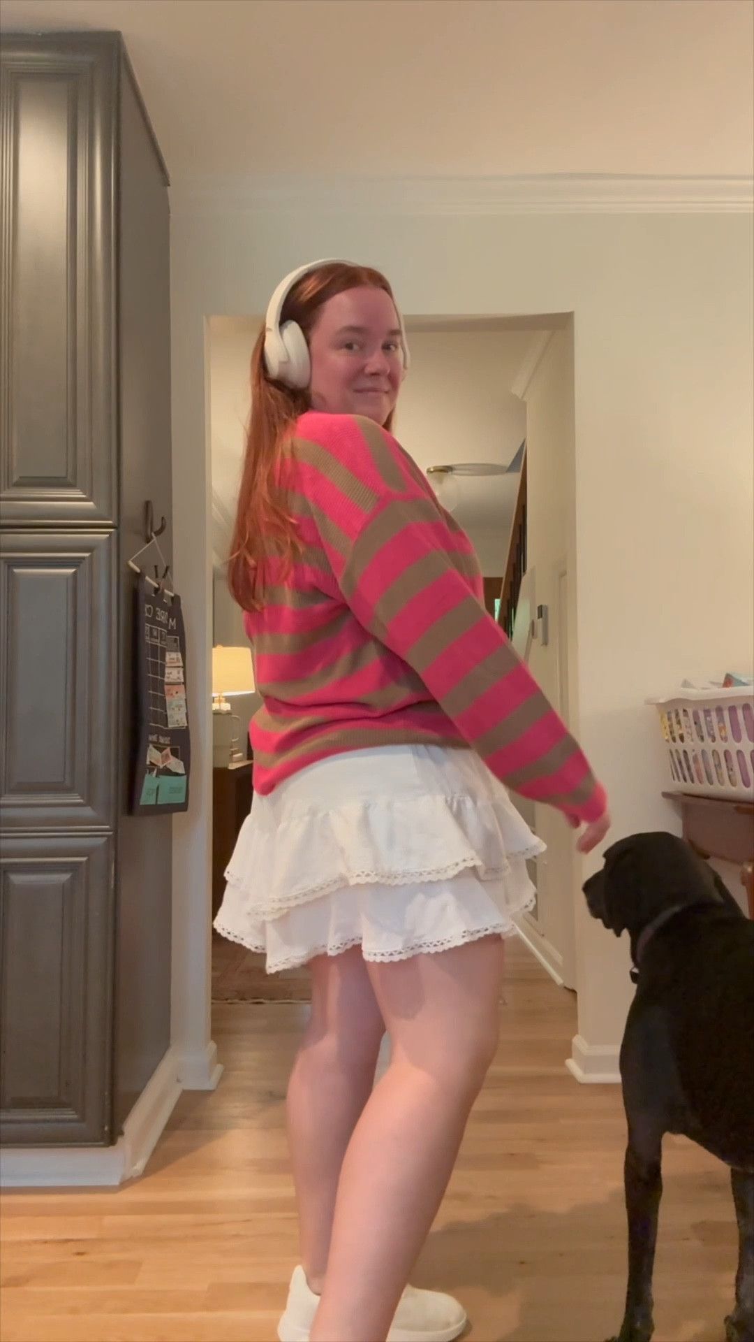 Amazon ruffled tiered skort in a size XL on a US size 14/16. Select sizes of the knit set my top is included in are on sale for $9.99! 

#LTKSaleAlert #LTKFindsUnder50 #LTKMidsize