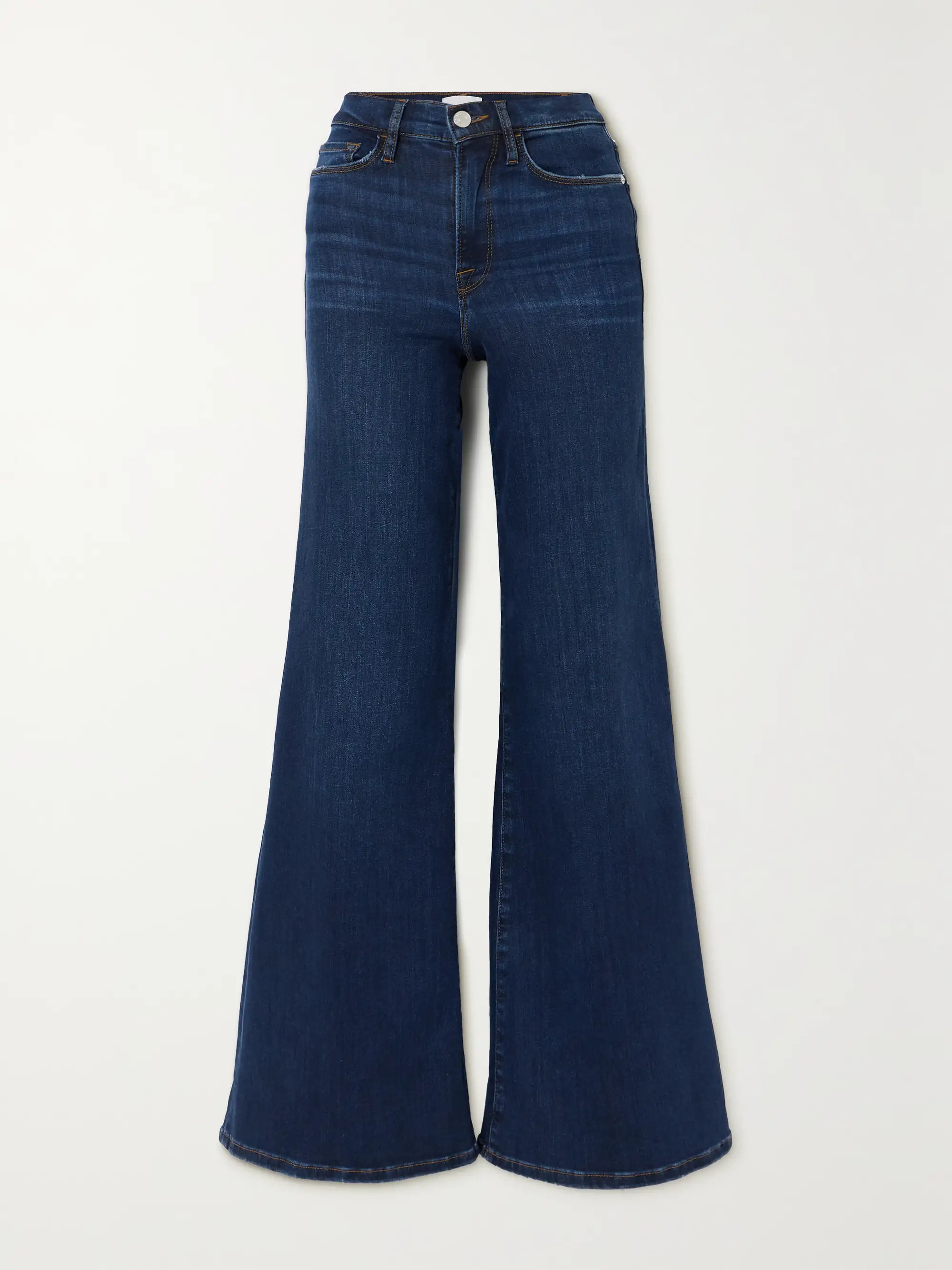 FRAMELe Palazzo high-rise wide-leg jeans | NET-A-PORTER APAC
