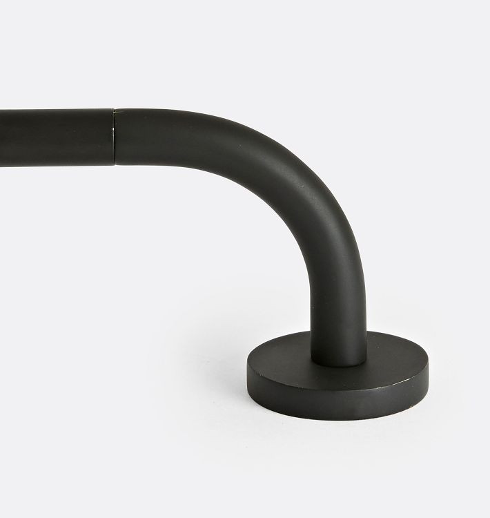 Stanton Adjustable Brass Drapery Rod Set | Rejuvenation