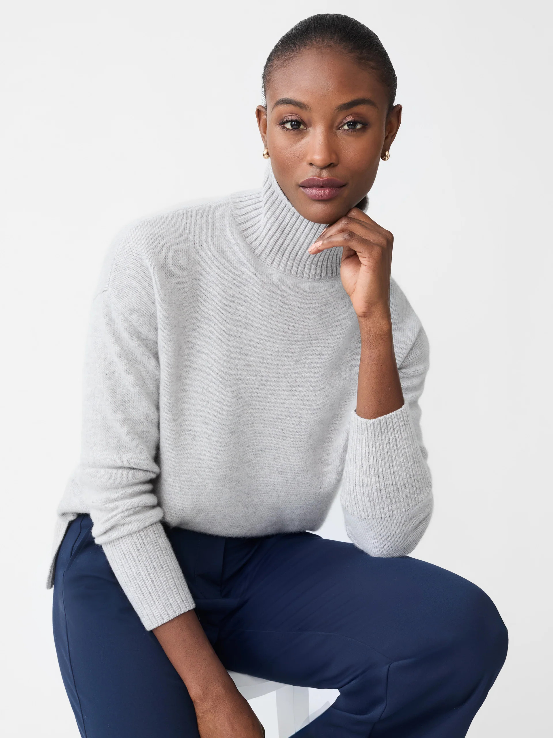 Dina Cashmere Turtleneck | J.McLaughlin