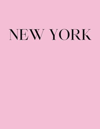 New York: Pink Coffee Table Book (Decorative Books For Coffee Table) | Amazon (US)