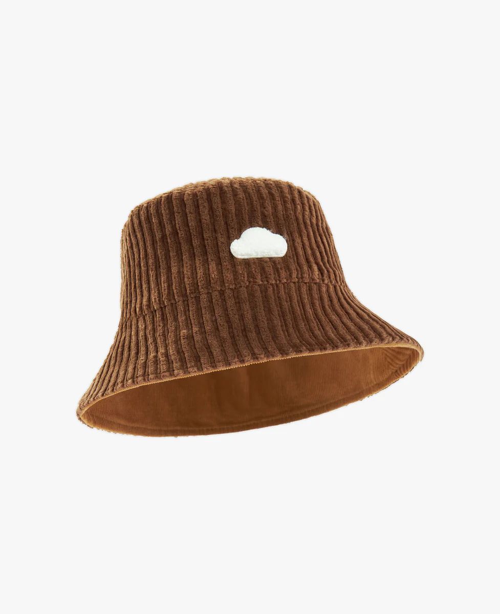 Classic Corduroy Bucket Hat - Cocoa | Petite Revery