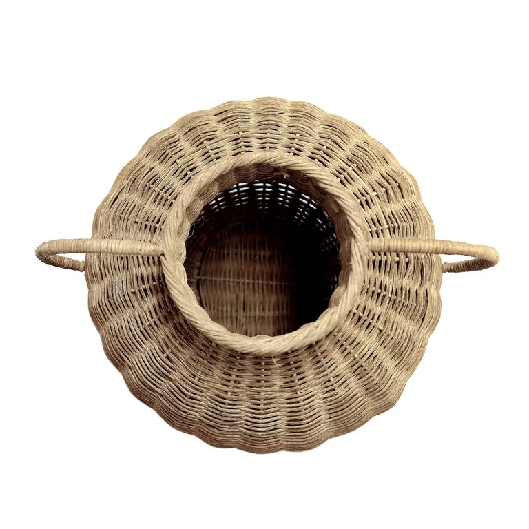 My Texas House 8.86" Natural Rattan Vase Decoration | Walmart (US)