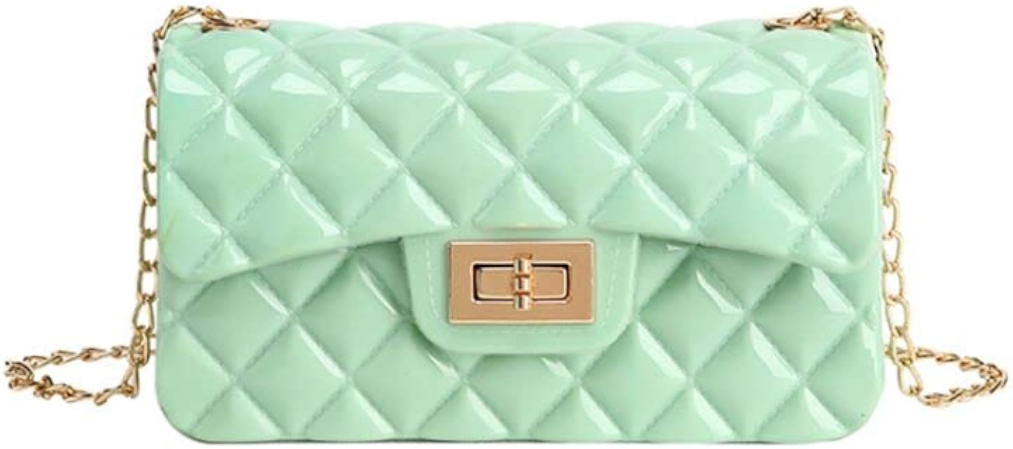 Summer Jelly Crossbody Bag Purse，Fashion Ladies Shoulder Bag, Candy Color Jelly Handbags for Wo... | Amazon (US)