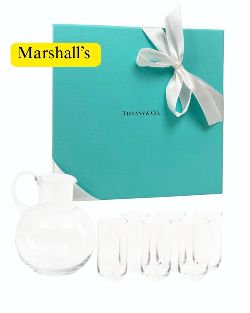 Tiffany and Co. ￼on sale at Marshall’s! Glass pitcher, table, top, gift, idea, wedding, party, luxury.

#LTKSaleAlert #LTKHome