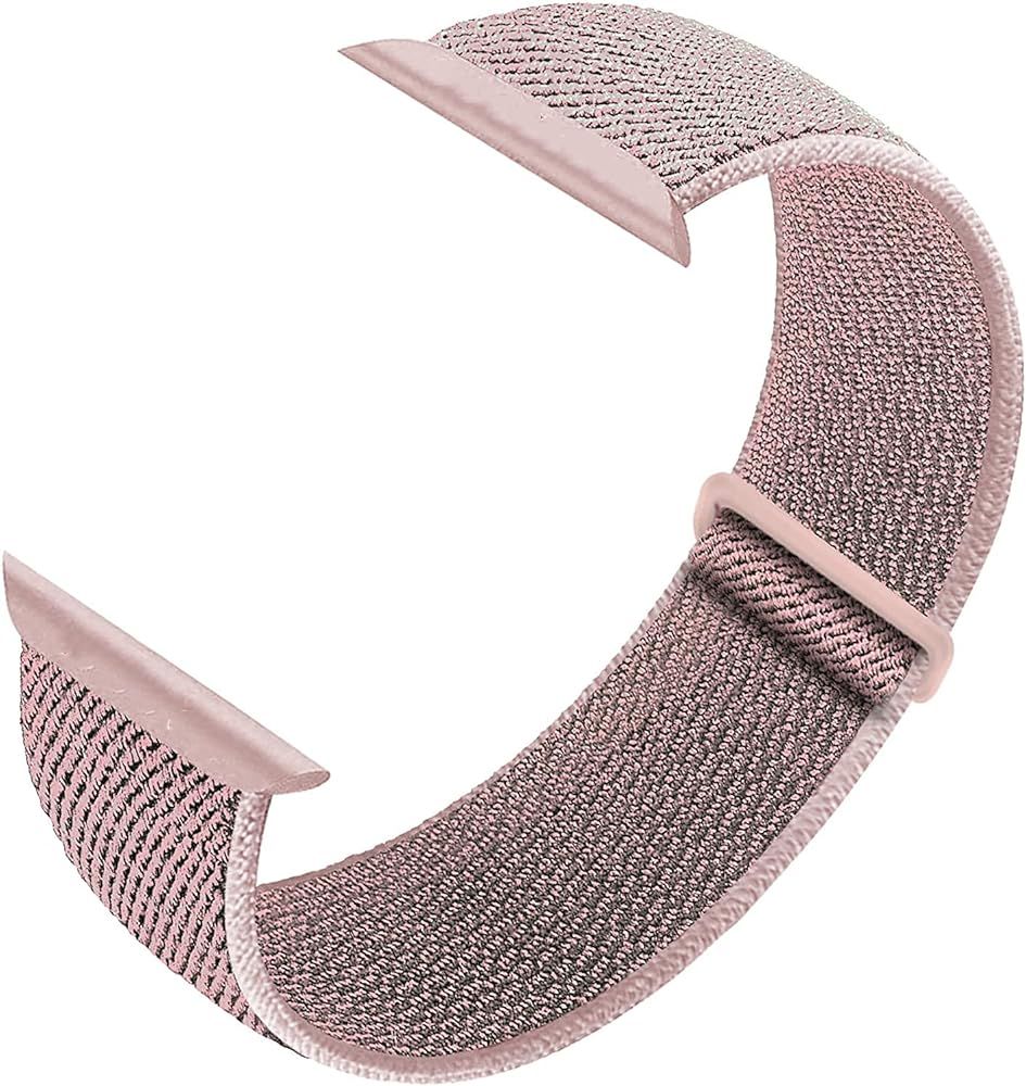 Nylon Sport Loop Band Compatible with Apple Watch Bands 38mm 40mm 42mm 44mm, Women Men Adjustable... | Amazon (US)