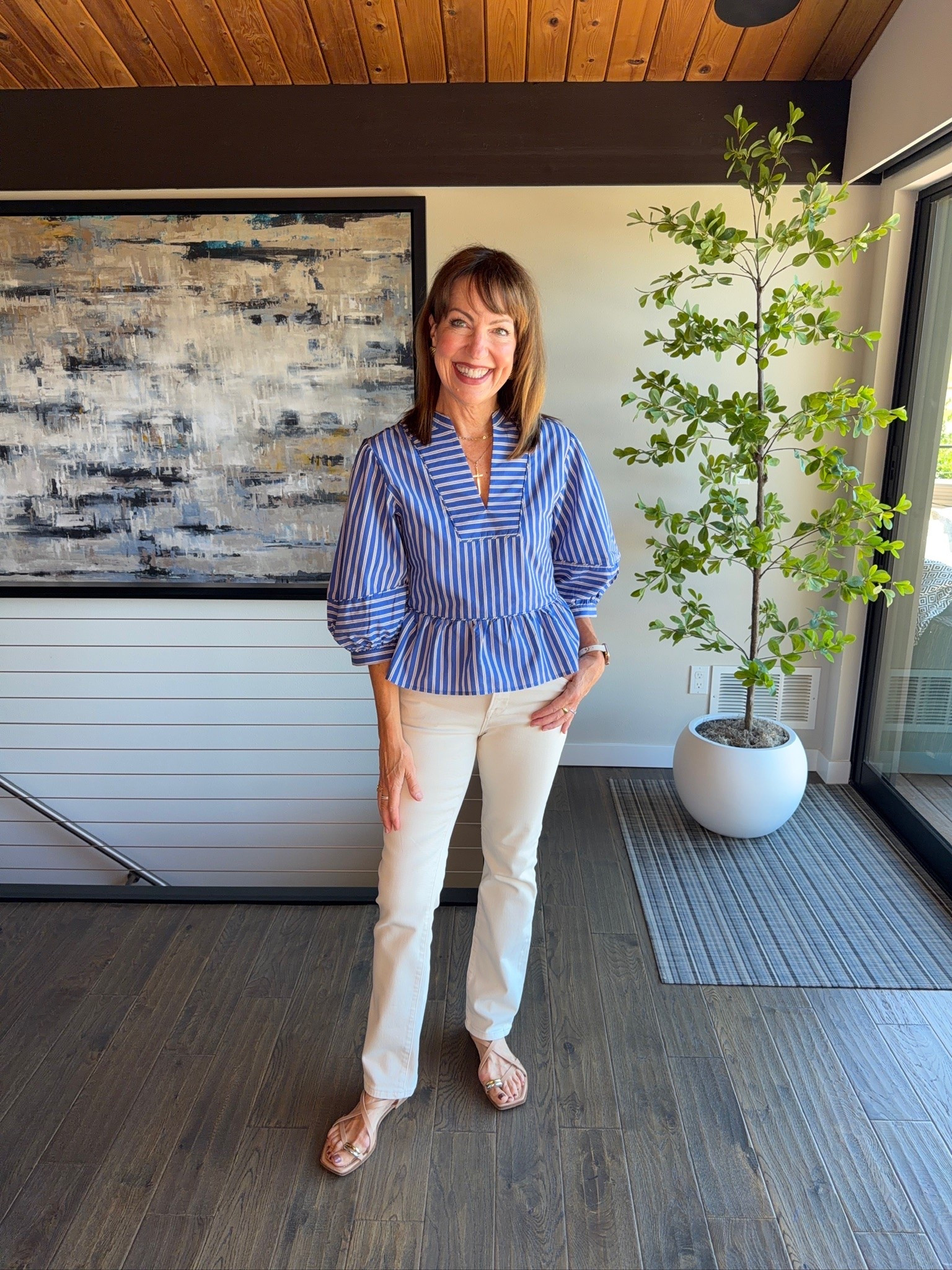 One of my favorite new blouses from @Avara! So perfect for summer

#LTKgrwm #LTKSeasonal #LTKOver40