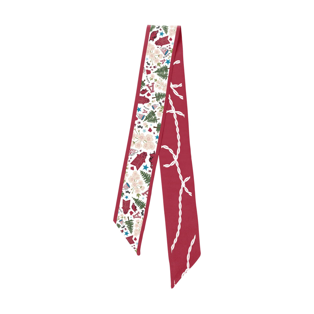 Arkansas Razorbacks Twilly Scarf | Saturday Silks