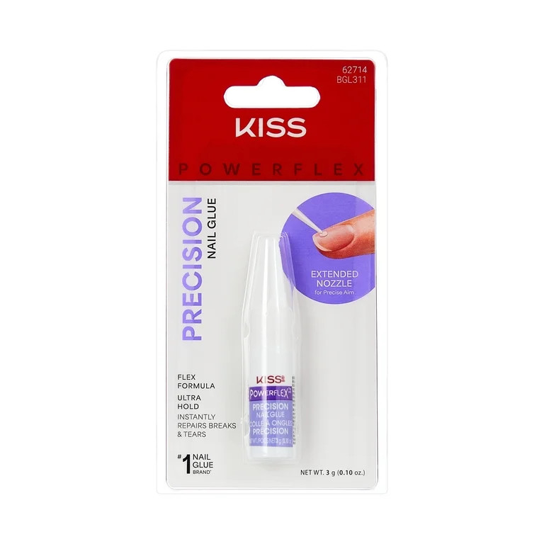 Kiss PowerFlex Precision Ultra Hold Press On Nail Glue, 3g (0.1 oz.) | Walmart (US)