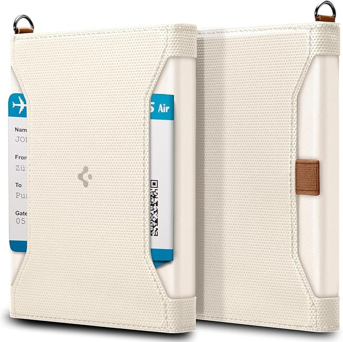 Spigen Life for Passport Card Cover Holder with RFID Blocking Technology Wallet Travel Documents ... | Amazon (US)