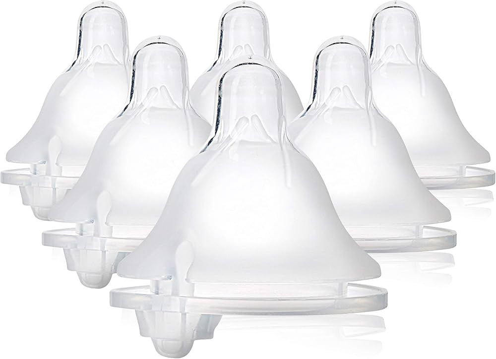 Evenflo Feeding Balance + Wide Neck BPA-Free Silicone Medium Flow Baby Bottle Nipple - 3 Months+,... | Amazon (US)