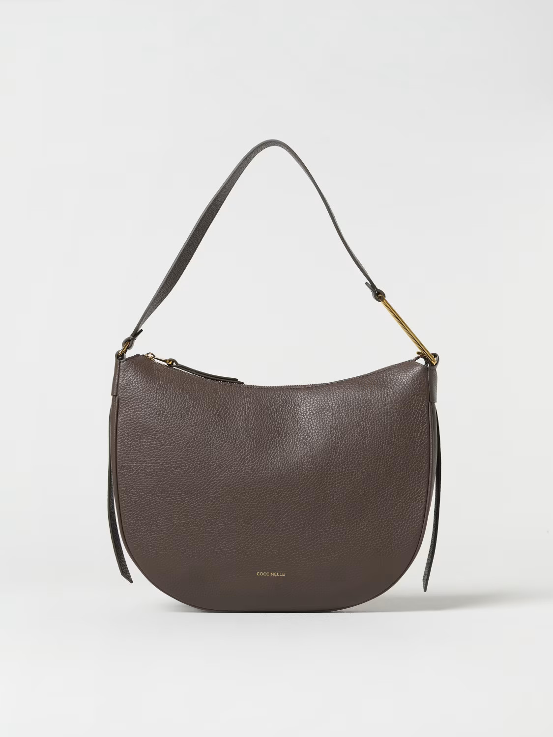 COCCINELLE: shoulder bag for woman - Coffee | Coccinelle shoulder bag E1NE0130201 online at GIGLI... | Giglio.com - Global Italian fashion boutique