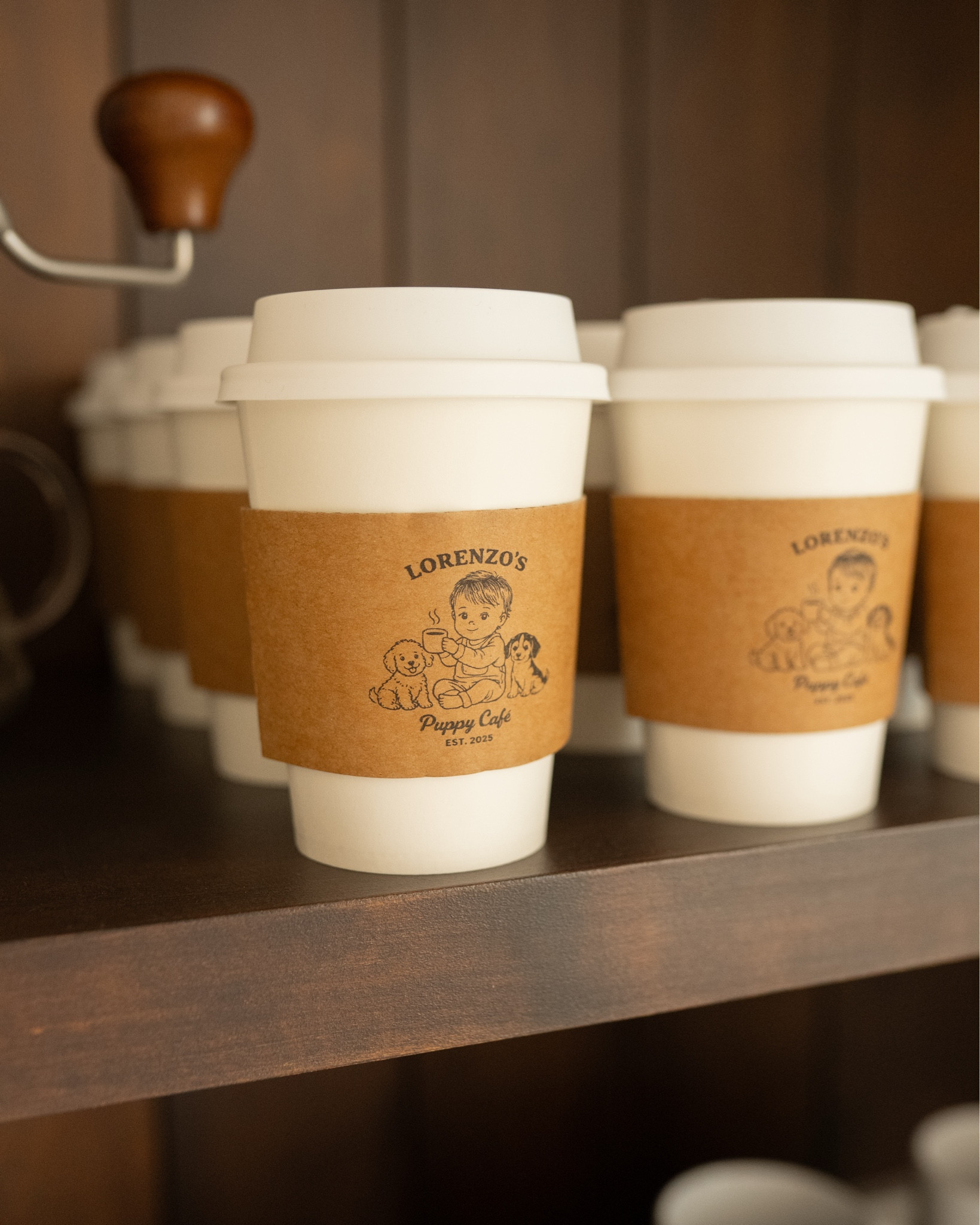 Personalized coffee sleeves for birthday parties!
