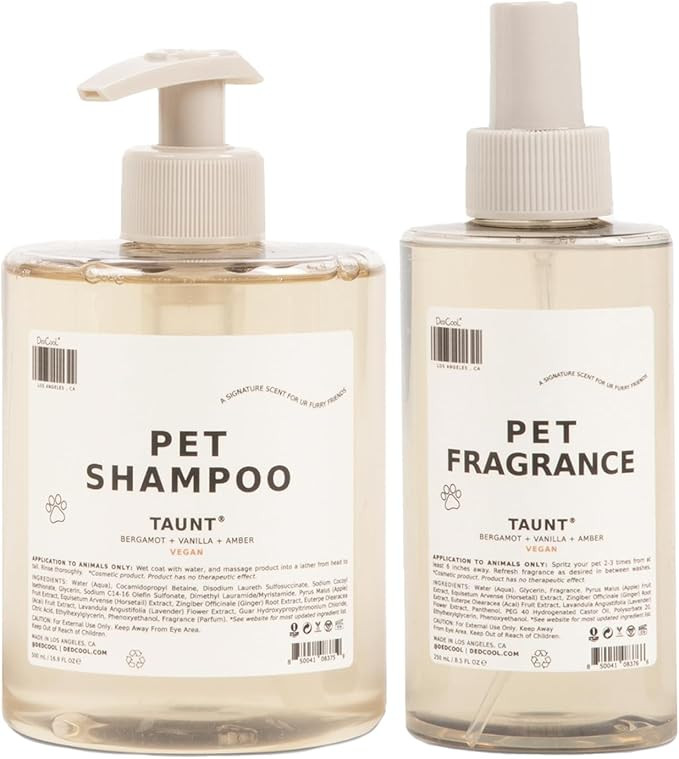DedCool Pet Shampoo & Pet Fragrance Bundle | 01 Taunt | Luxury Grooming Set for Dogs | Cleanses, ... | Amazon (US)
