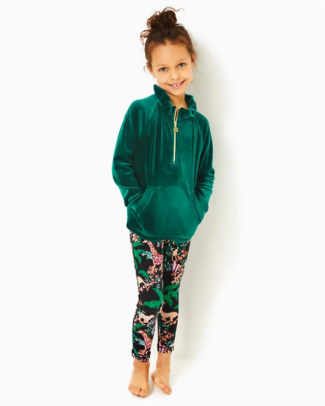 Girls Little Skipper Velour Popover | Lilly Pulitzer | Lilly Pulitzer
