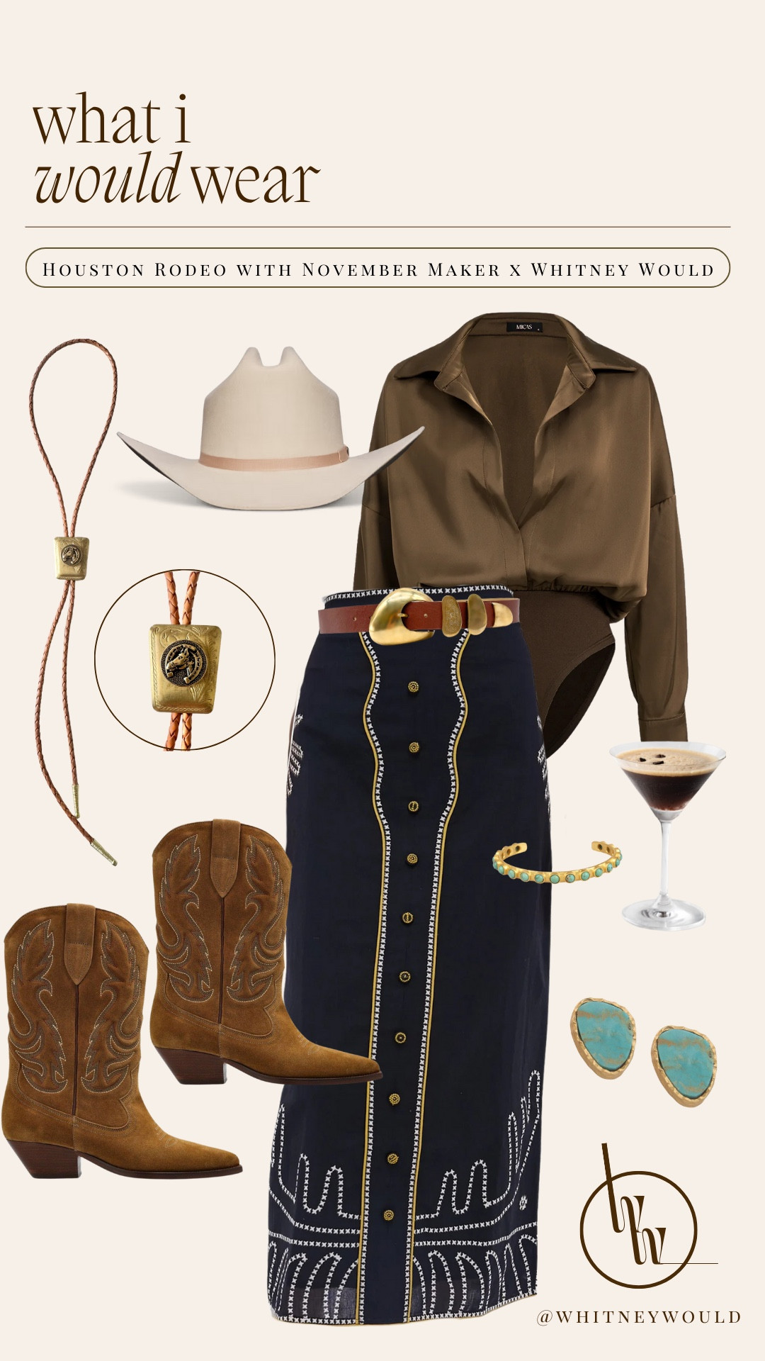 This styled look was thoughtfully curated around November Maker’s signature pieces for the Houston Rodeo. If you're interested in similar styling services, feel free to reach out via Instagram DM or at whitney@whitneywould.com 

#LTKStyleTip #LTKSeasonal #LTKMostLoved