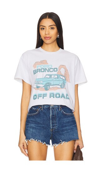 Junk Food Ford Bronco Off Road Tee in White. - size S | Revolve Clothing (Global)