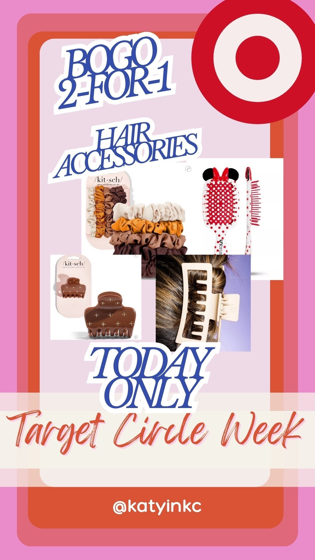 ✨Target Deal Alert✨ 🛒 Today only → BOGO FREE on all hair accessories! 👱‍♀️✨ Stock up on clips, scrunchies, headbands & more while supplies last. Perfect time to refresh your hair game for fall 🍂💇‍♀️ #TargetStyle #TargetDeals #TargetFinds #TargetStyle #TargetDeals #TargetRun #TargetHair #HairAccessories #ScrunchieStyle #HeadbandStyle #HairClips #AffordableStyle #TargetHaul #TargetFavorites #BudgetStyle #DealAlert #BOGO