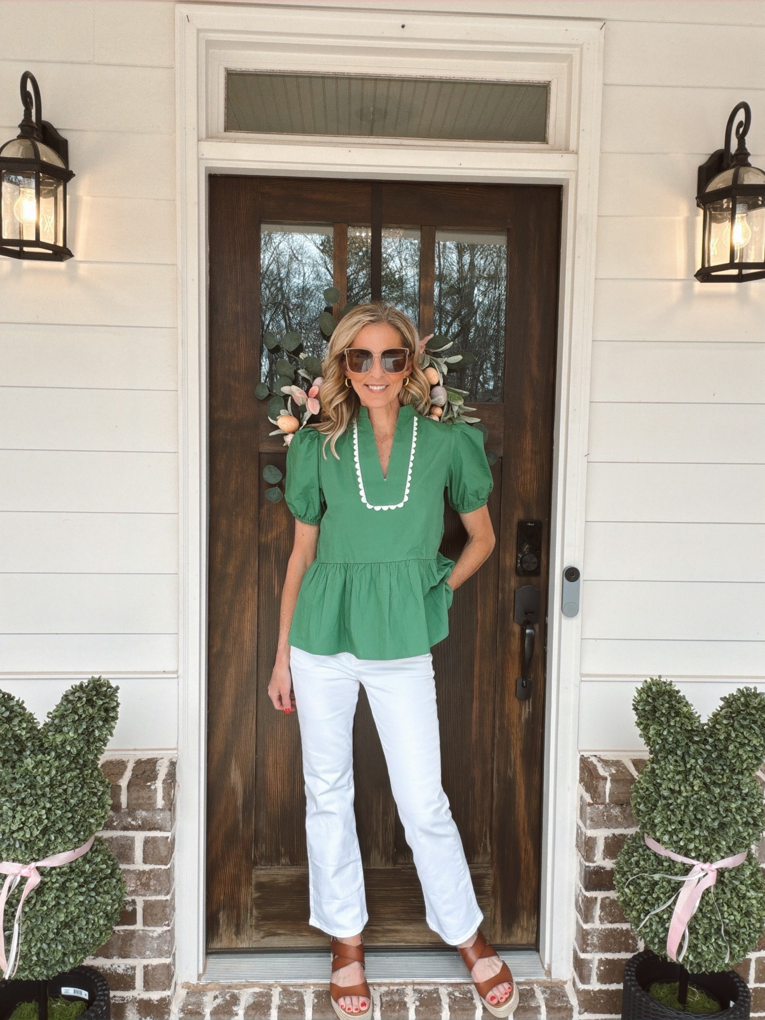 I may have accidentally created the perfect March wardrobe… and it’s all Amazon under $35. Comment Amazon to grab all of these links and more. 

Green just feels right for March! I found five Amazon tops (plus the prettiest surprise dress at the end 👗) and every single piece is under $35 with some under $20. They pair perfectly with these white denim jeans from my favorite place, and will carry you straight into spring. I’m wearing a size small in everything. All linked in my LTK under Amazon …. go grab your favorite before they sell out!! 